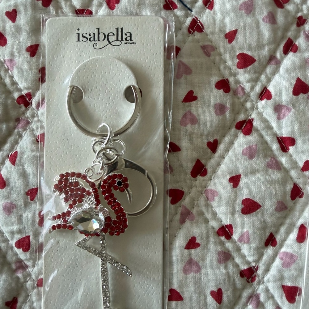 Flamingo with Red Crystals .